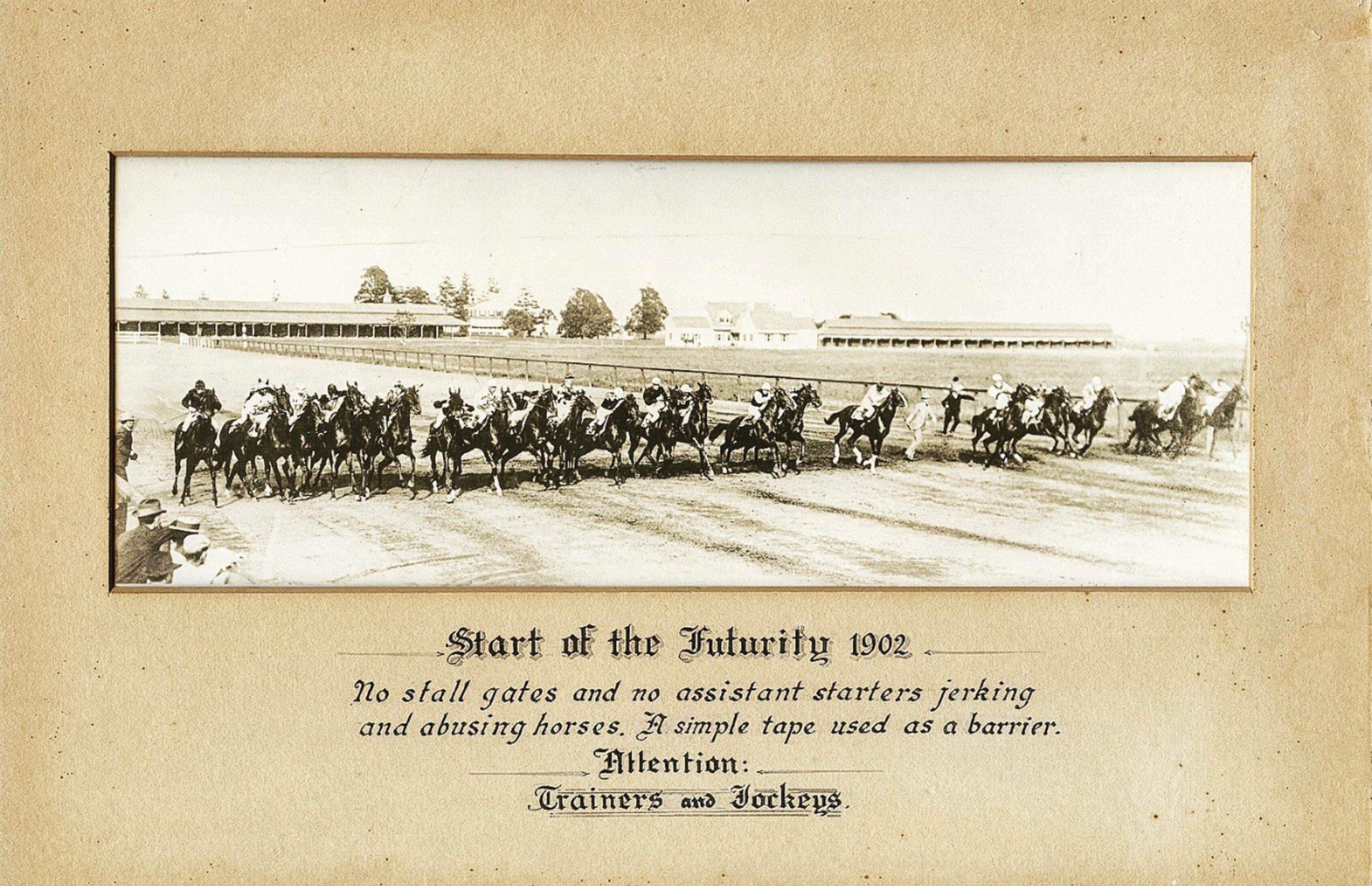 1995.1.1102: Start of the 1902 Futurity (Museum Collection)