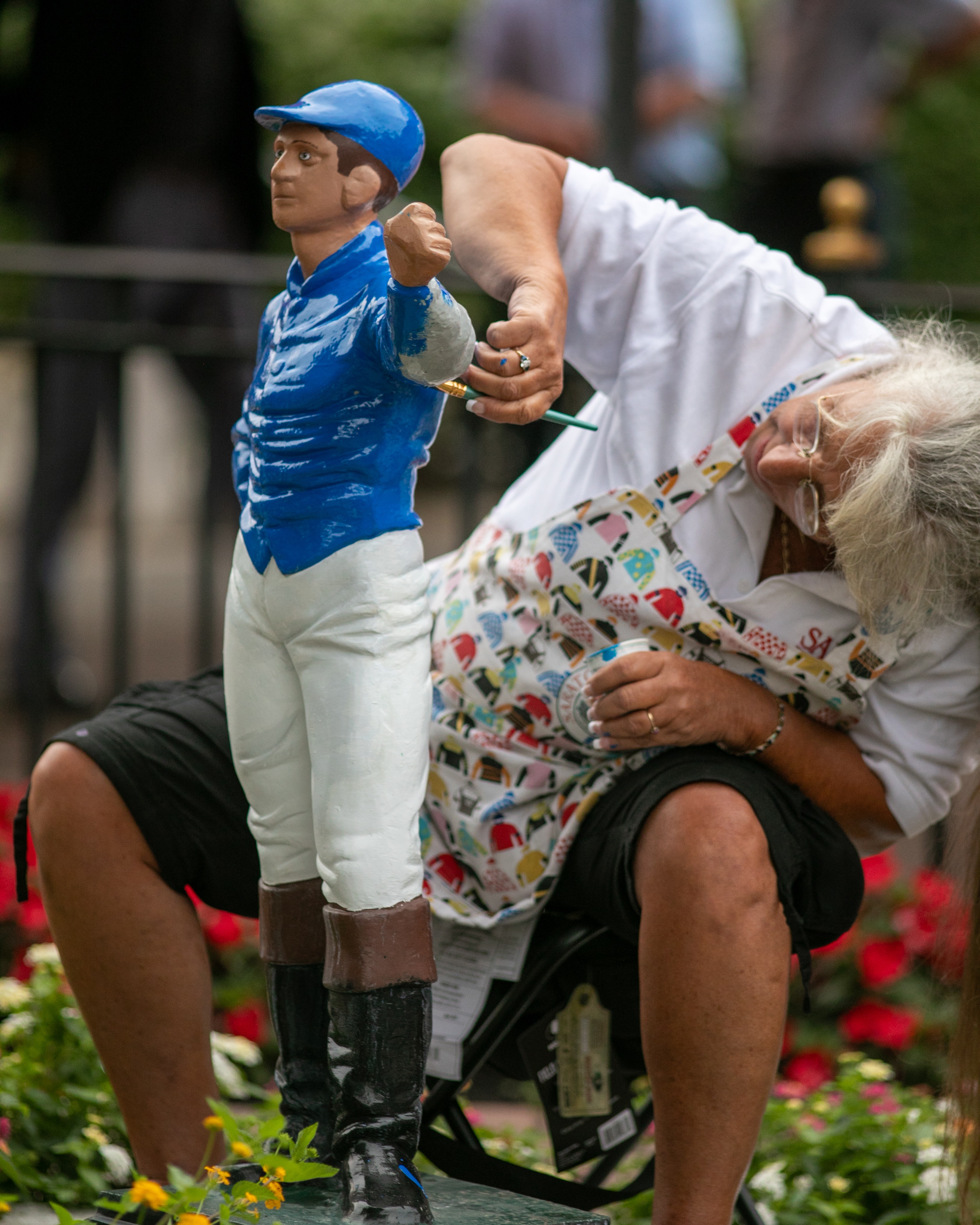 "The Painting of the Travers Silks" (August 28, 2021 - Saratoga Springs, NY), Keith P. Luke