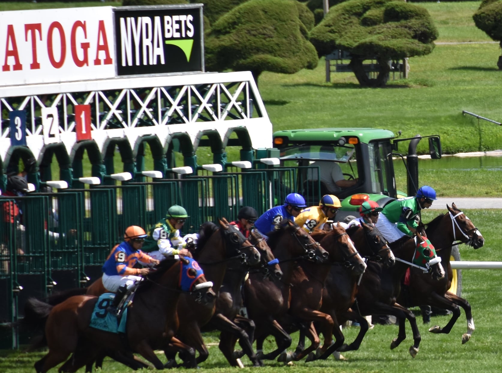 "And They're Off" (August 2021 - Saratoga, New York), Kristin Munger