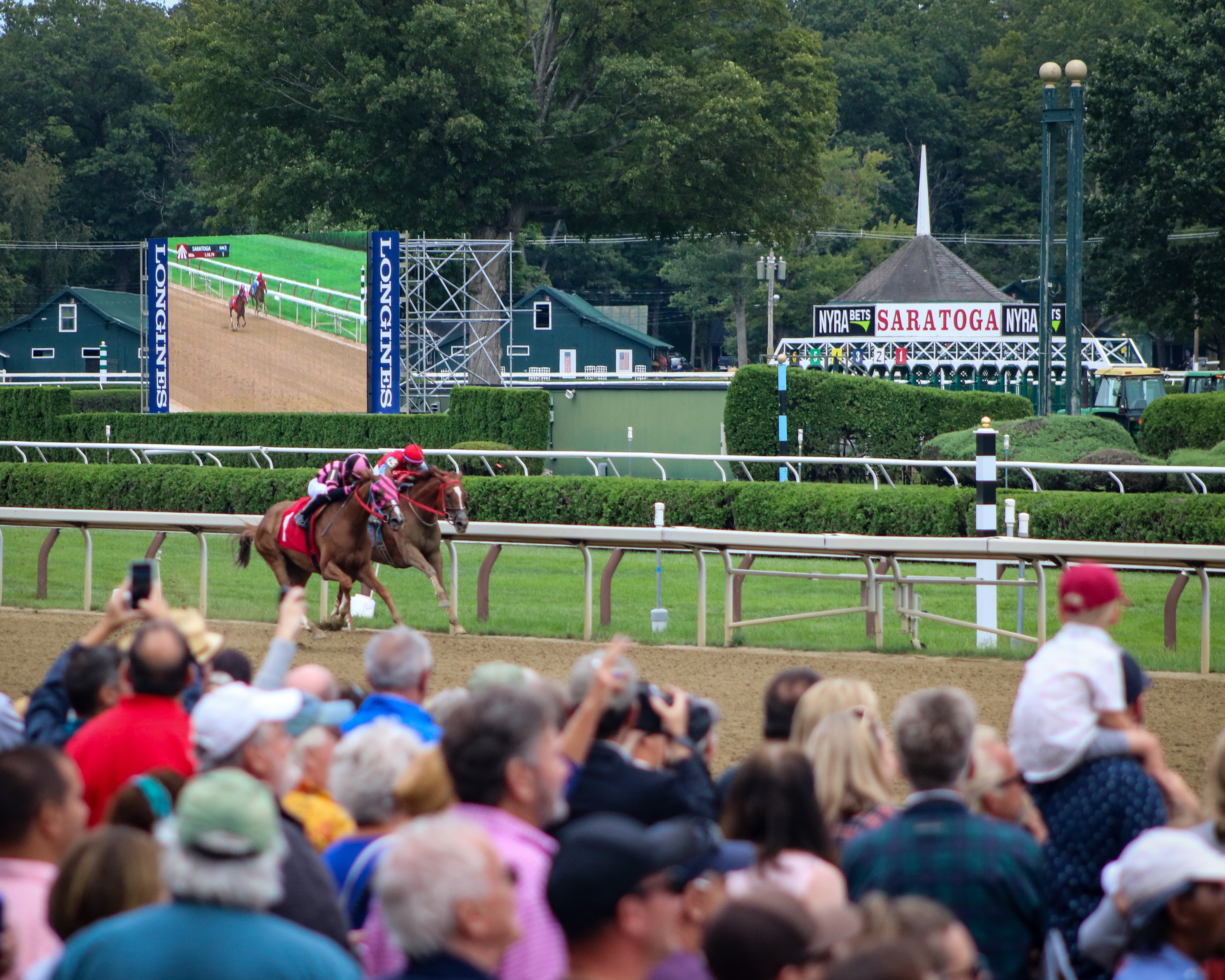 "Return of the fan" (August 2, 2021 - Saratoga), Jon Sargalis