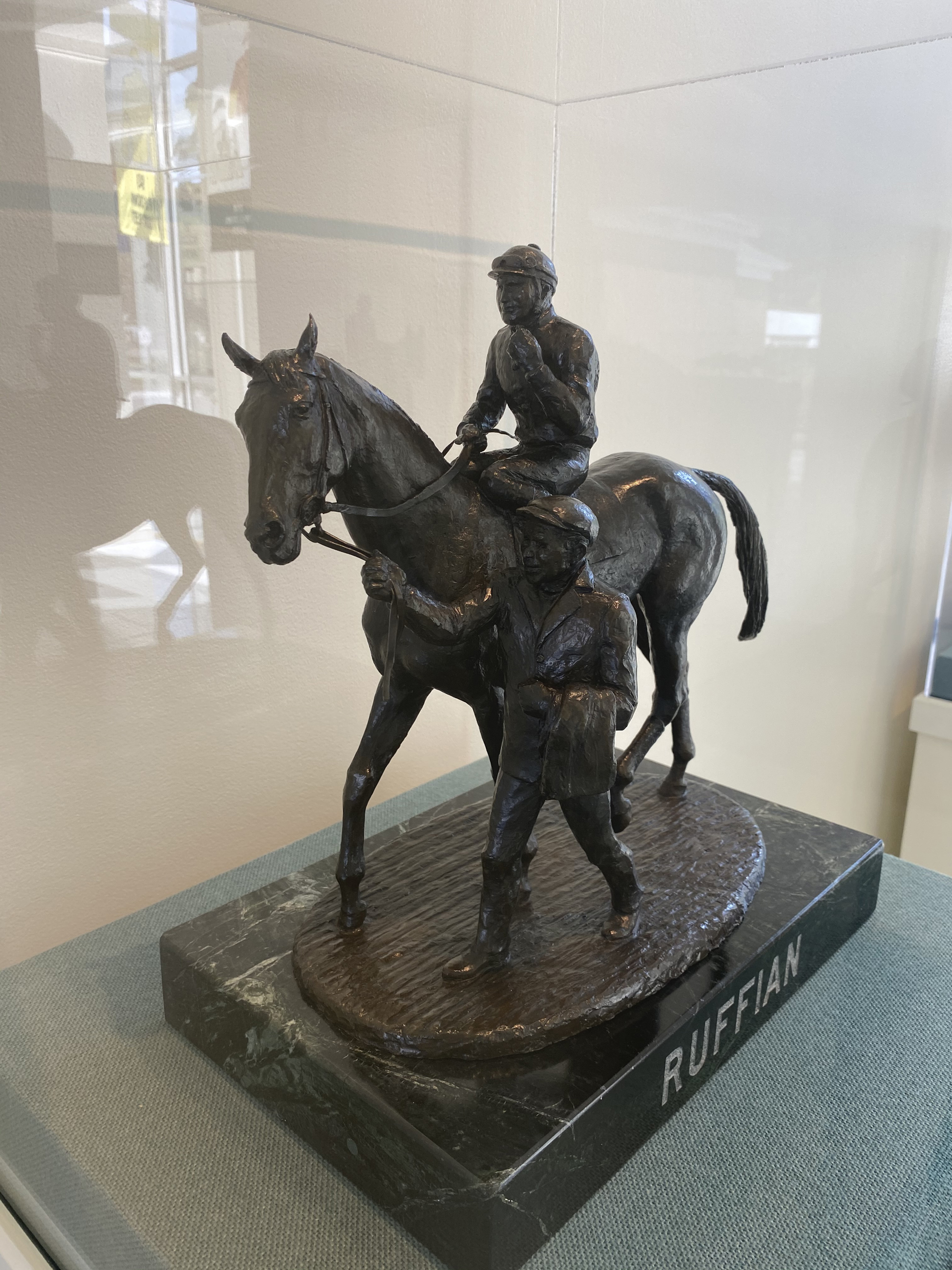 1977.6: Ruffian by Eleanor Iselin Wade, bronze, Gift: Mr. and Mrs. Kenneth Schiffer