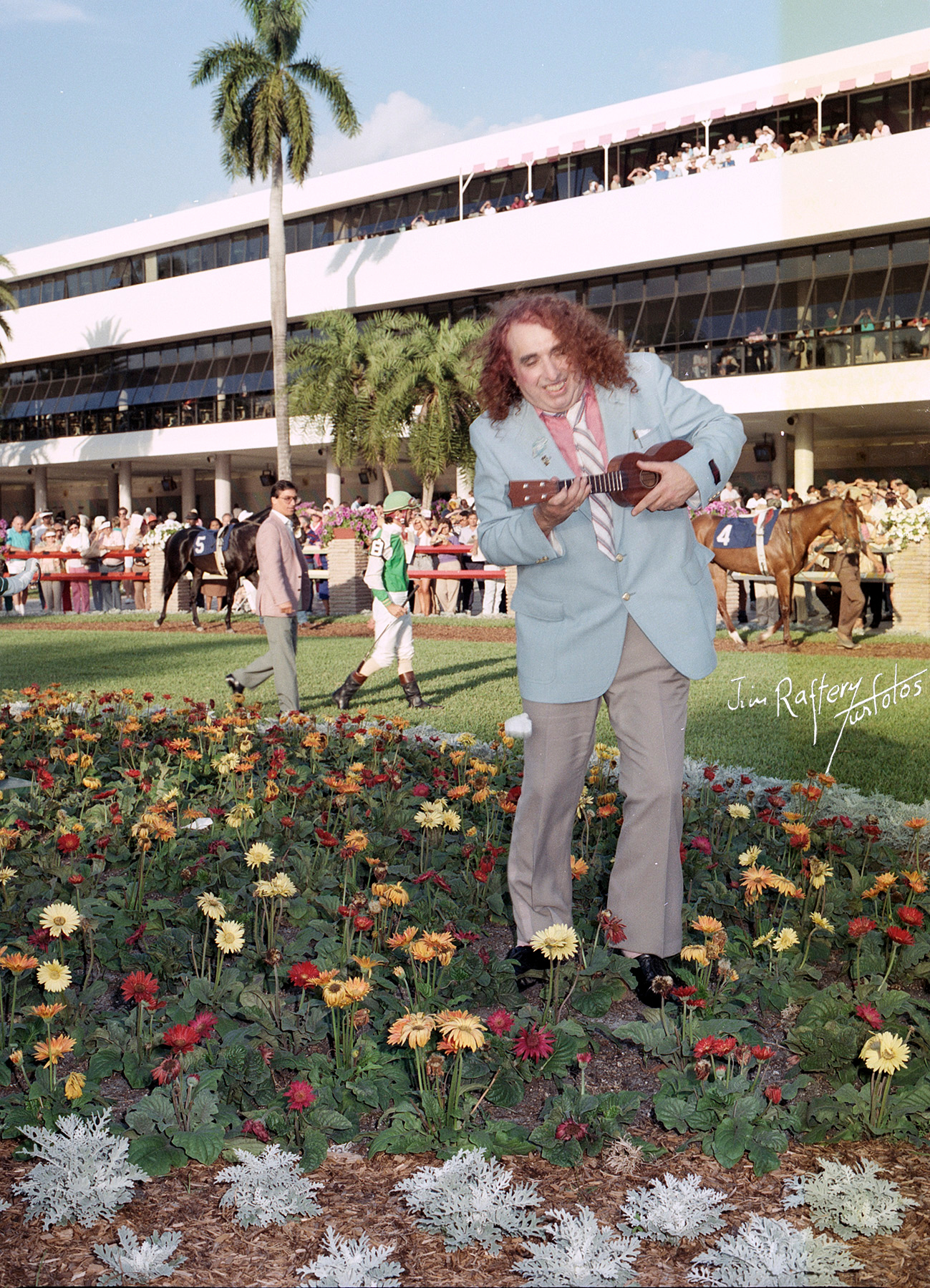 Tiny Tim at Gulfstream Park, Jan. 28, 1989 (Jim Raftery Turfotos)