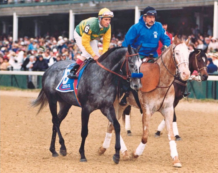 Silver Charm, Gary Stevens up (Skip Dickstein)