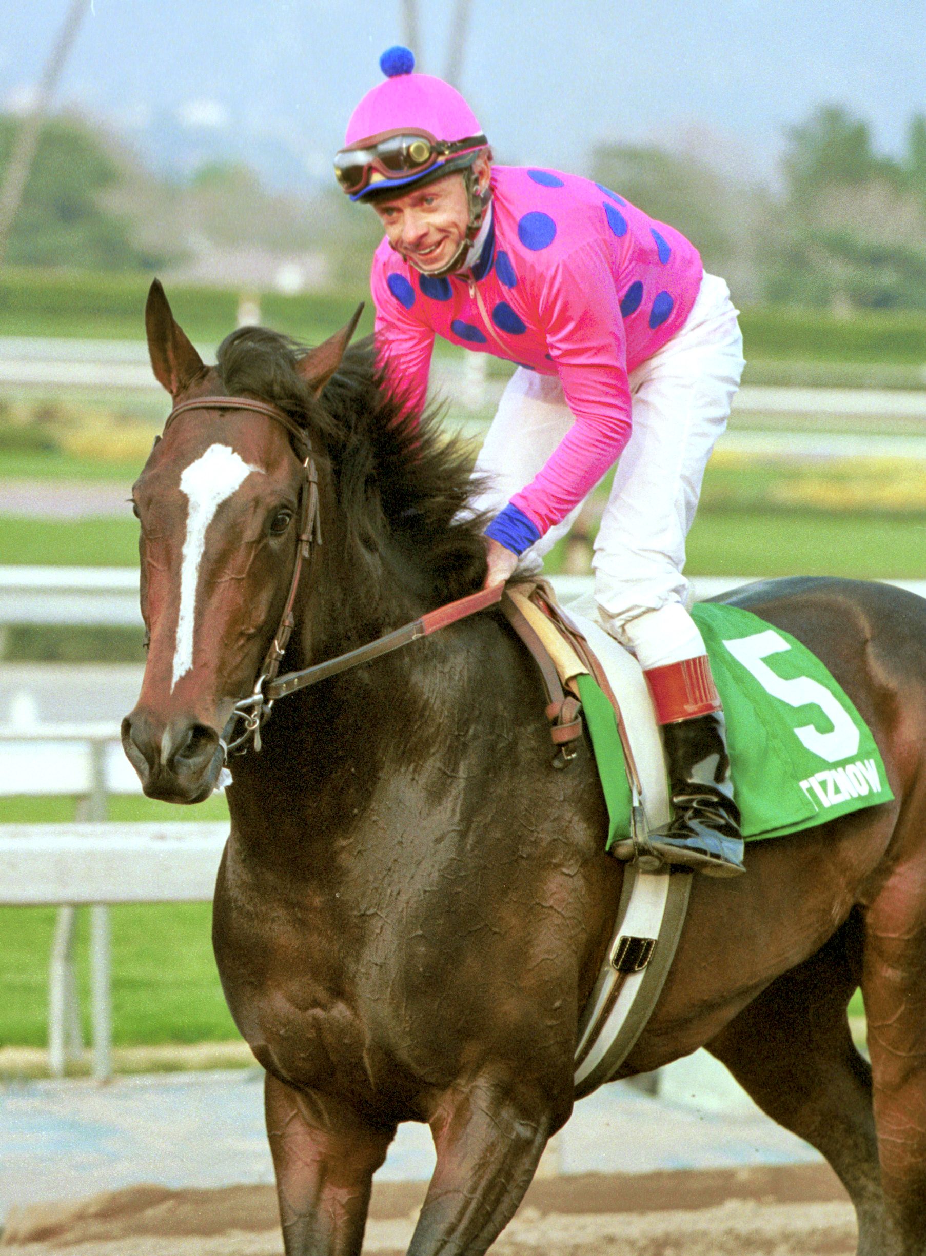 Tiznow, Chris McCarron up (Santa Anita Photo)