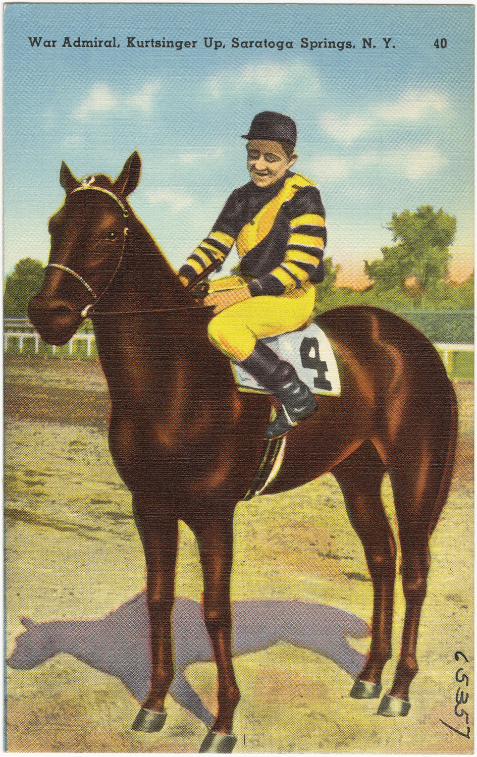 War Admiral postcard (Museum Collection)