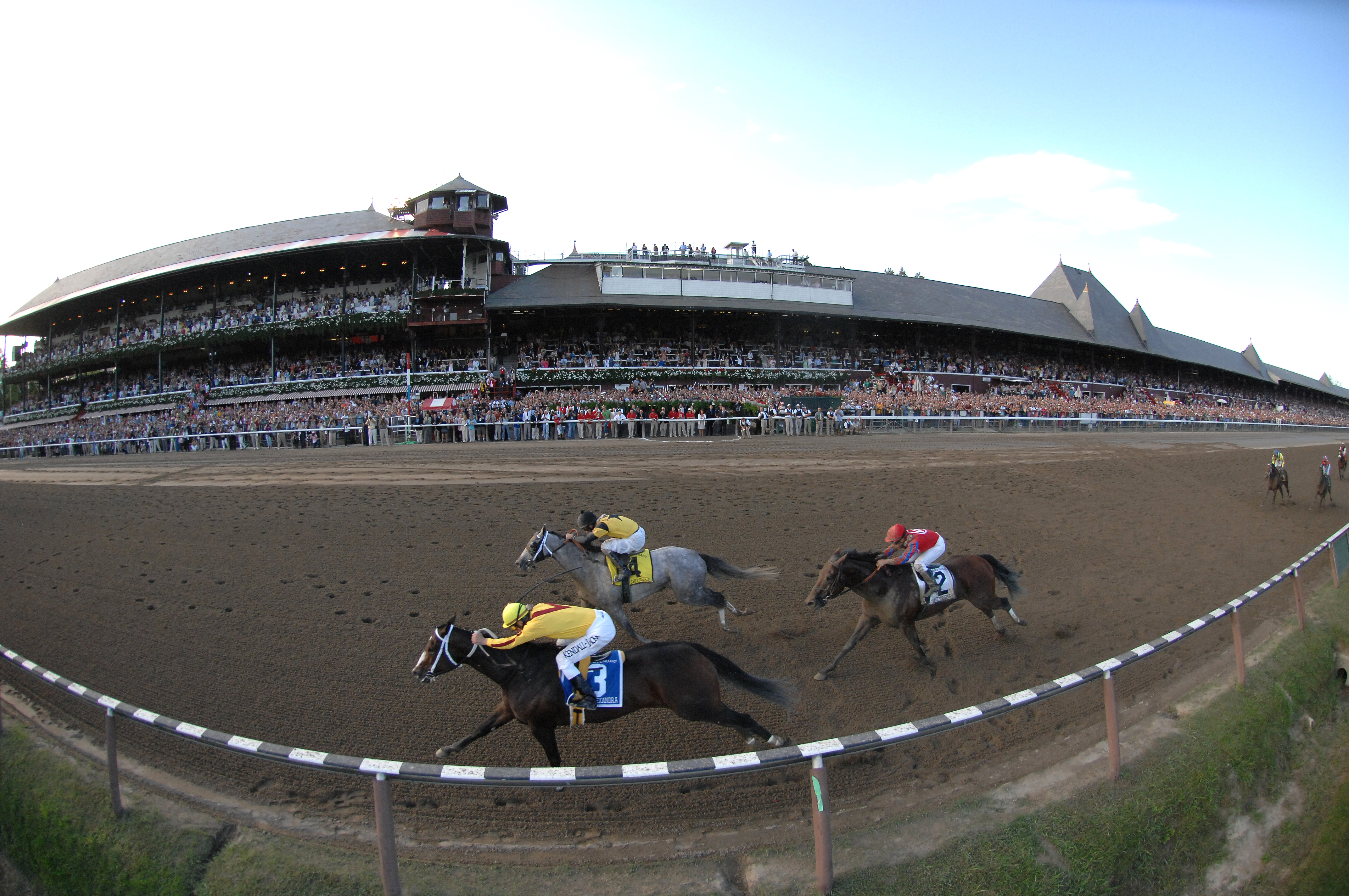 Rachel Alexandra winning the 2009 Woodward Stakes, Calvin Borel up (NYRA)