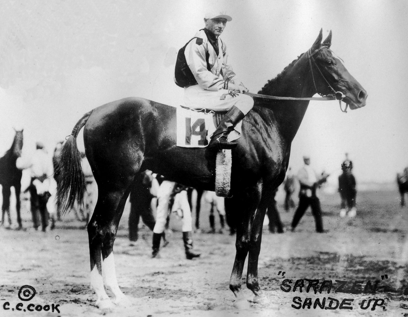 Sarazen with Earl Sande up (C. C. Cook/Museum Collection)