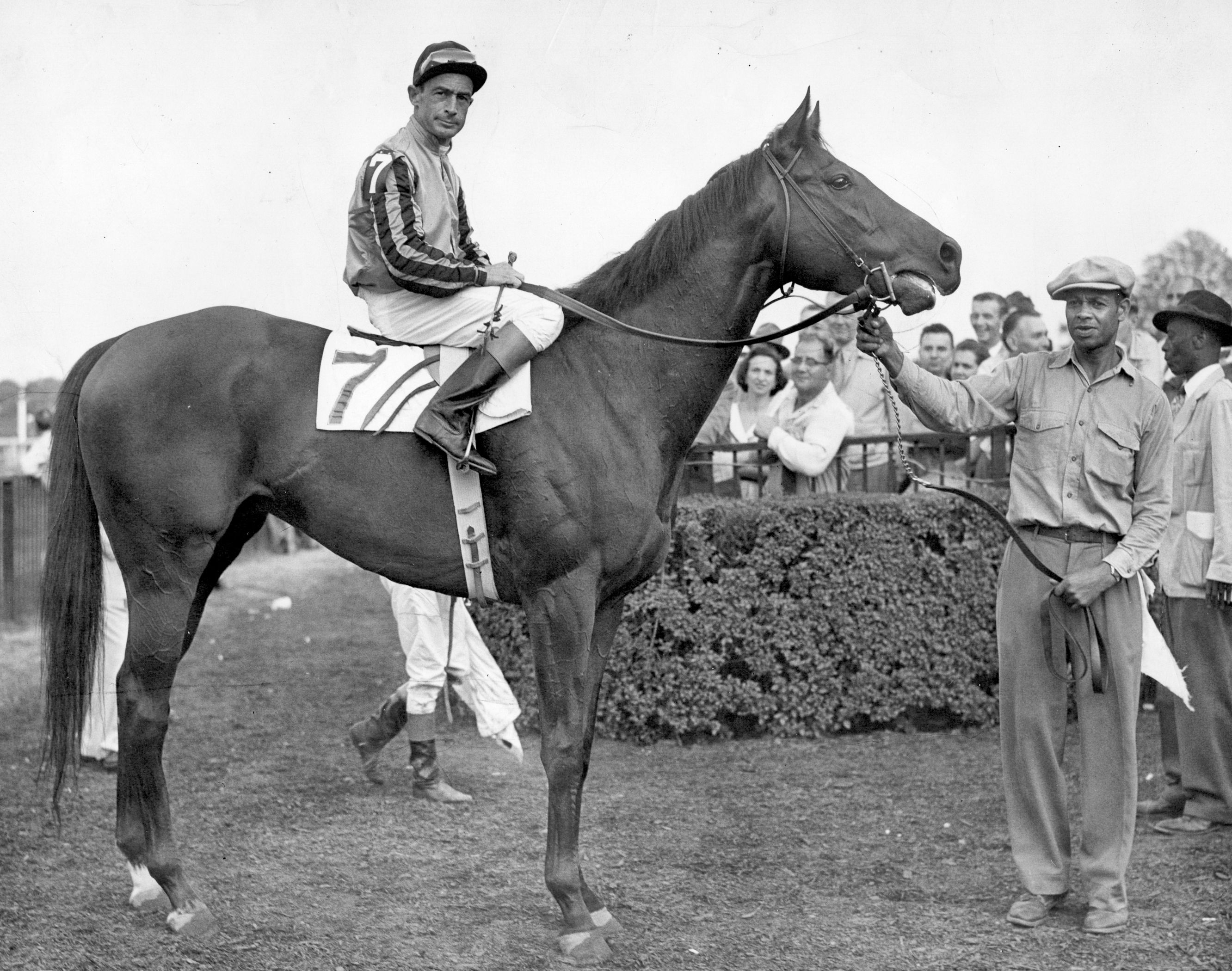 Tom Fool with Ted Atkinson up (NYRA)