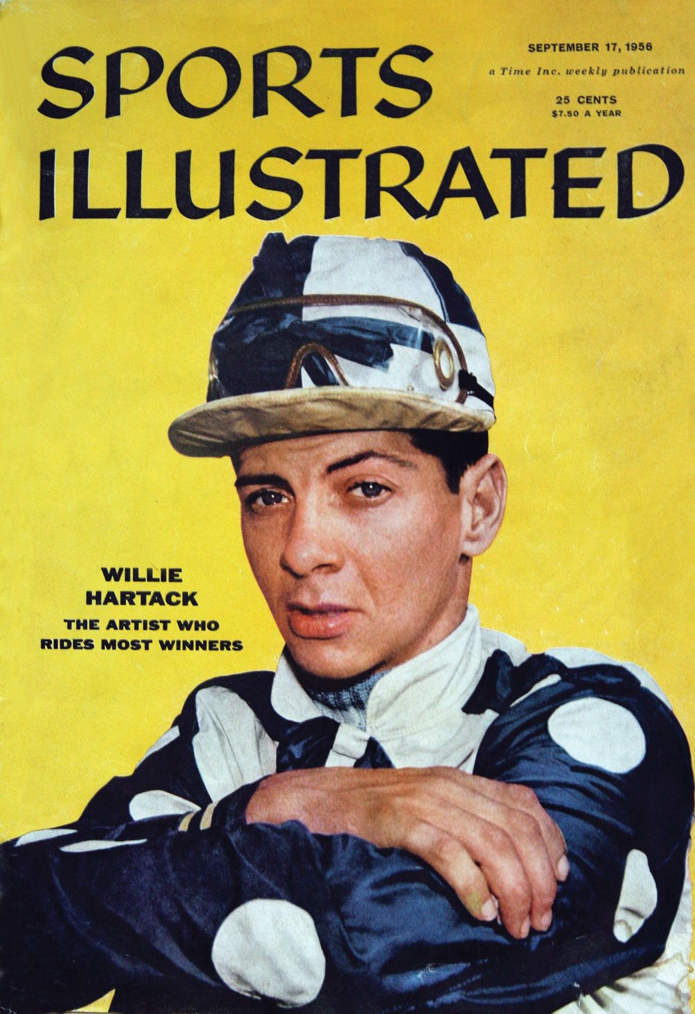 Bill Hartack on the cover of "Sports Illustrated" in 1956 (Sports Illustrated)