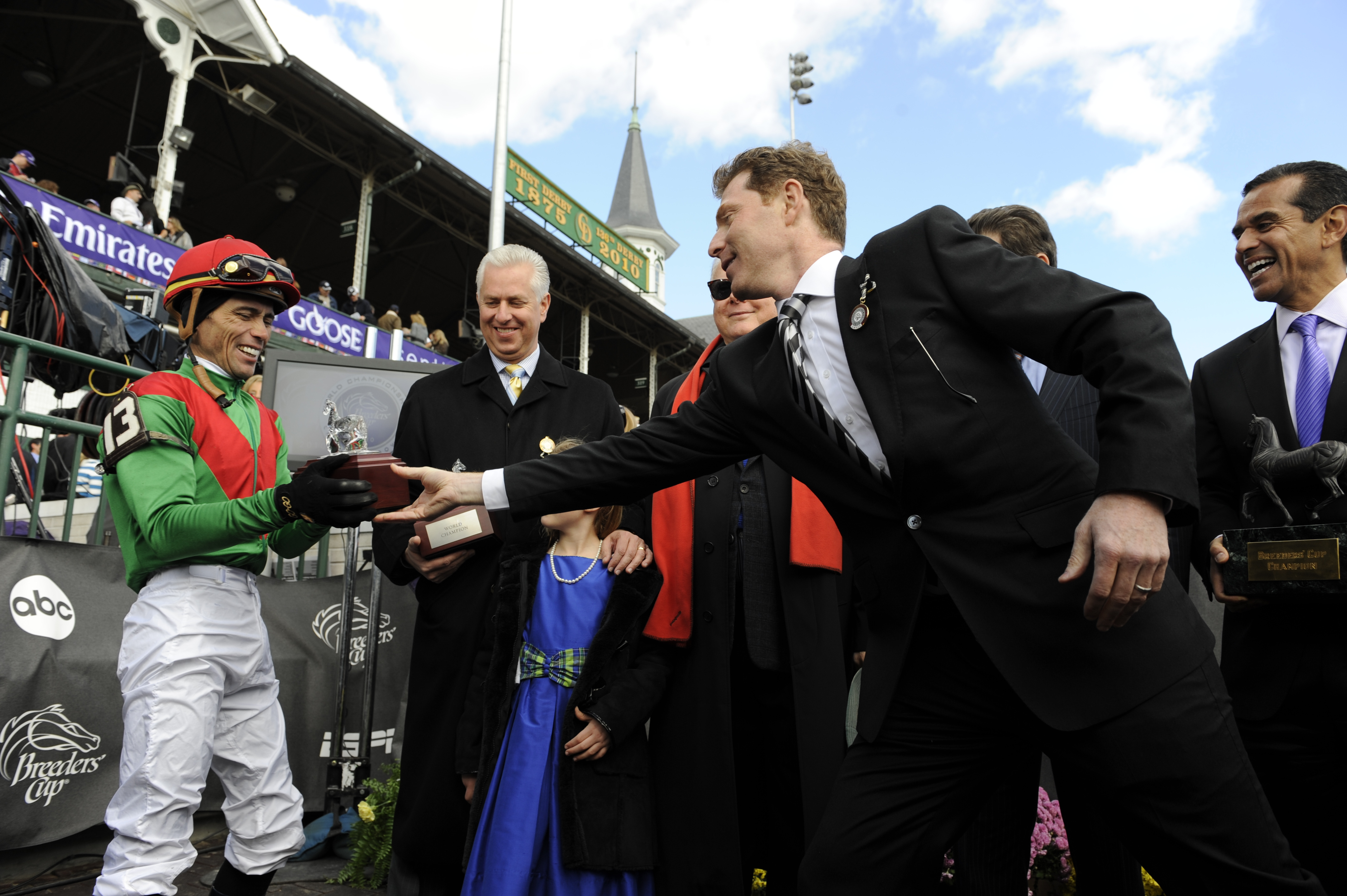 Garrett Gomez at the 2010 Breeders' Cup (Breeders' Cup Photo)