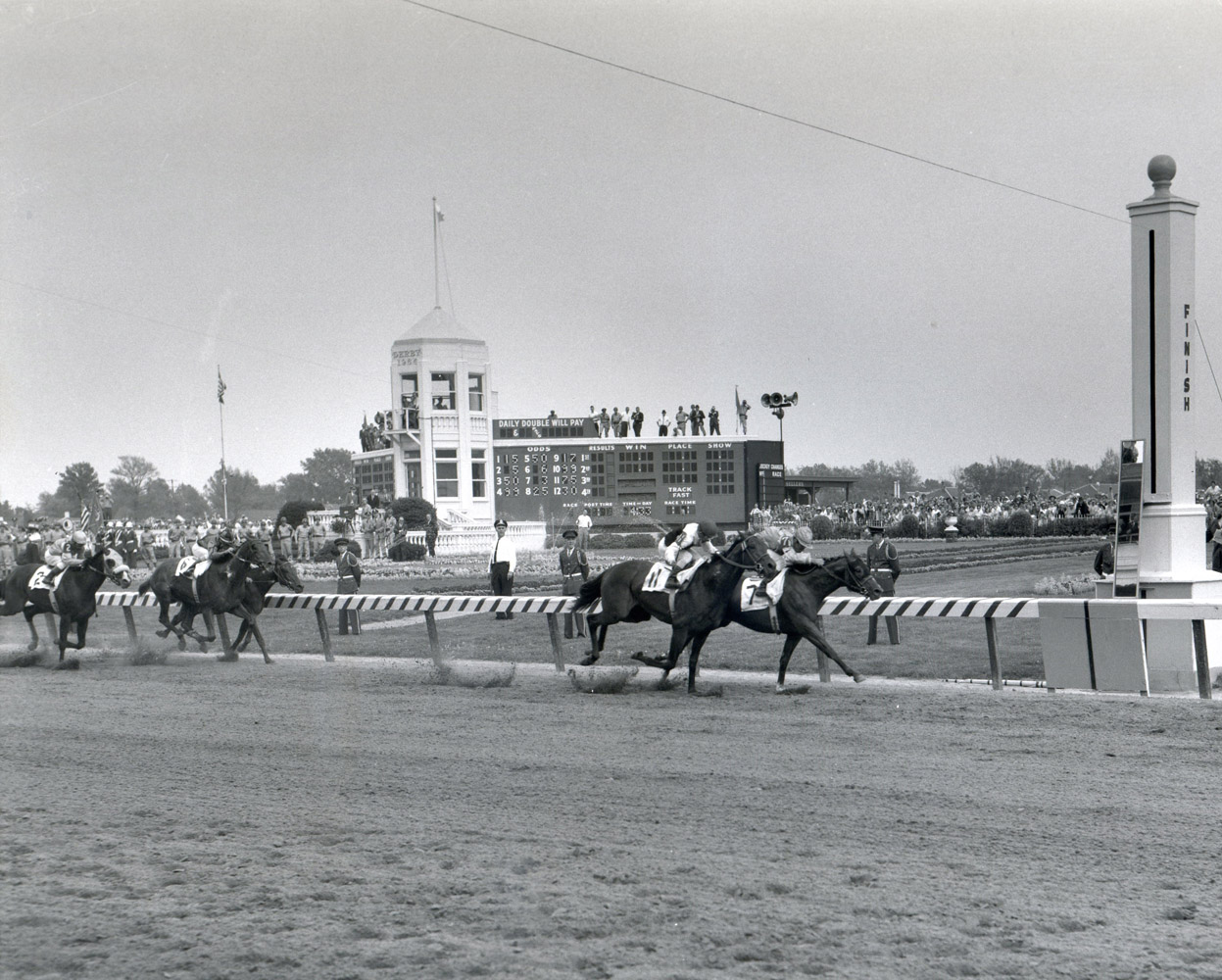 Bill Hartack and Northern Dancer winning the 1964 Kentucky Derby (Churchill Downs Inc./Kinetic Corp. /Museum Collection)