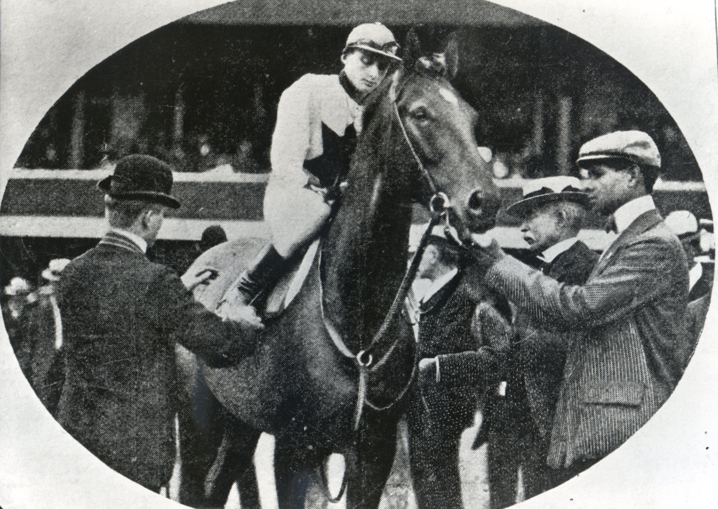 George Odom and Gold Heels (Keeneland Library Cook Collection/Museum Collection)