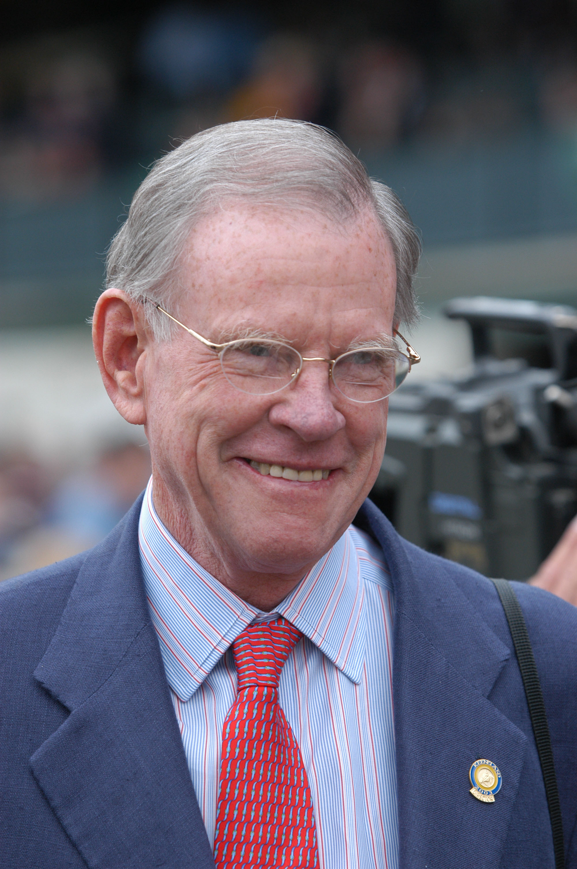 William S. Farish at Keeneland, 2003 (Bill Strauss/Keeneland Library)