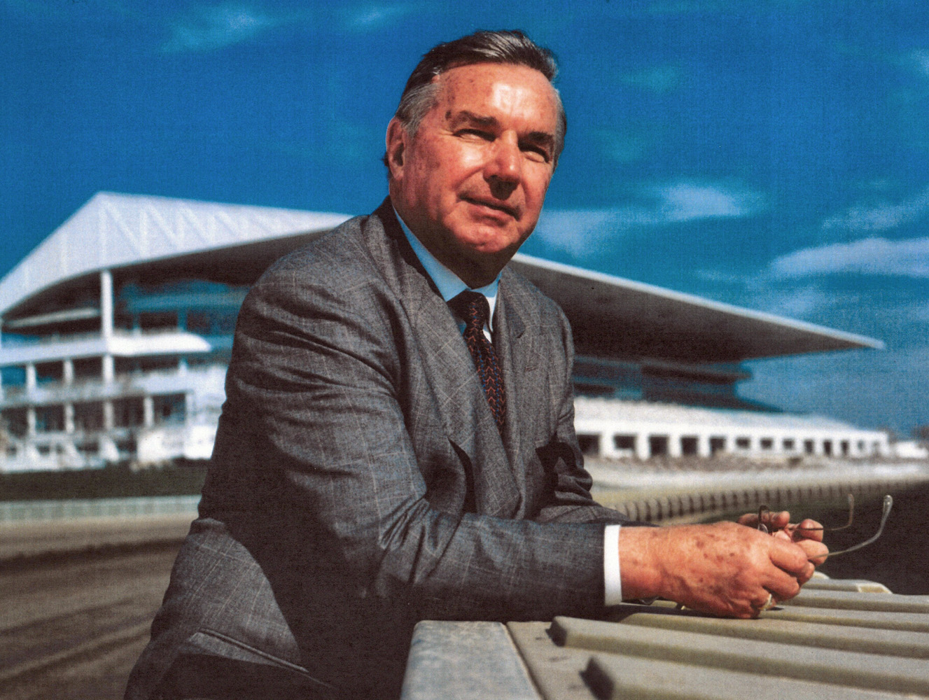 Dick Duchossois at Arlington Park (Arlington Park Photo)