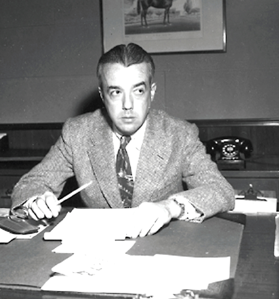 Frank E. Kilroe at Santa Anita (Santa Anita Photo)