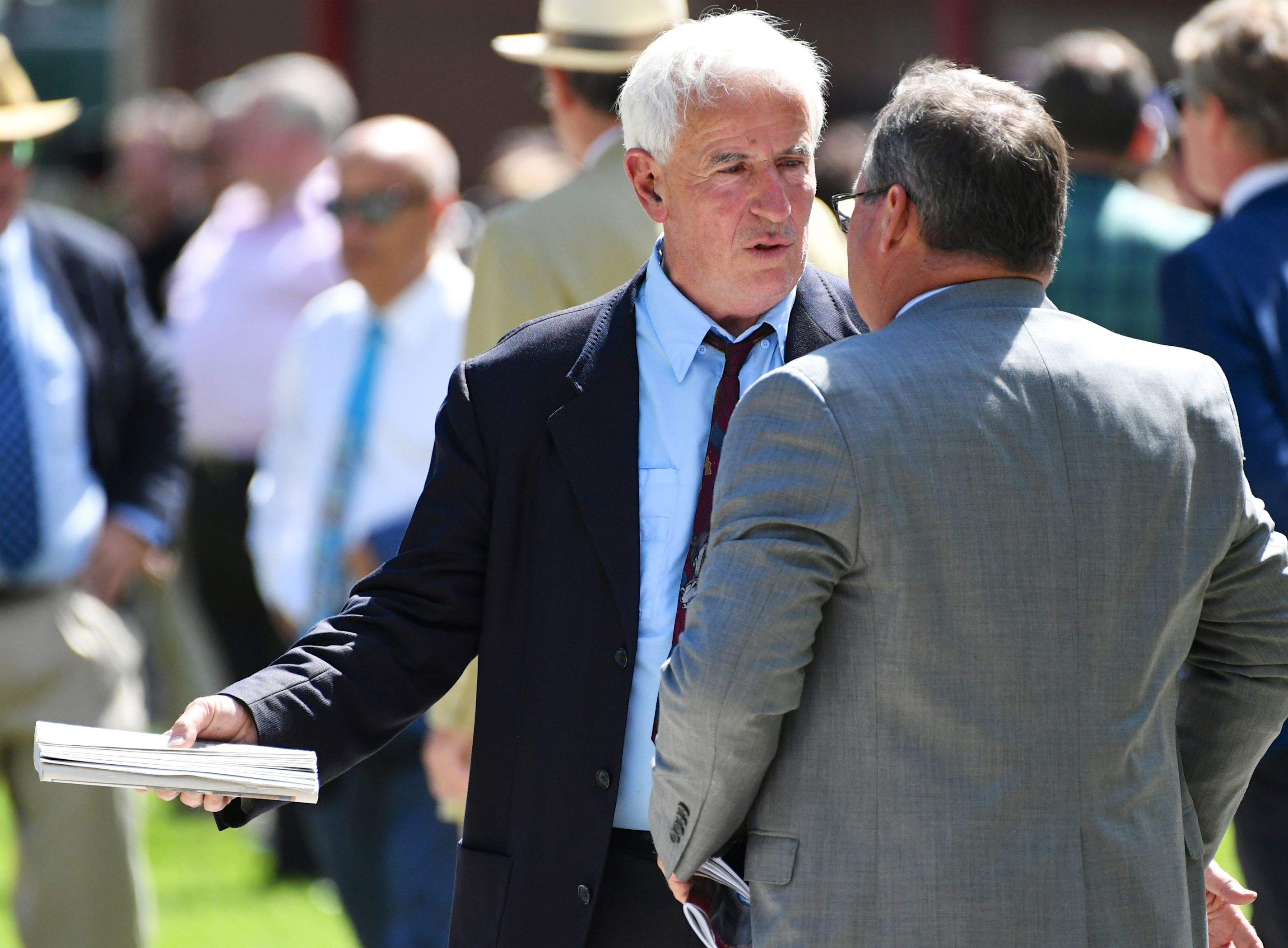 Nick Zito at Saratoga (Bob Mayberger)