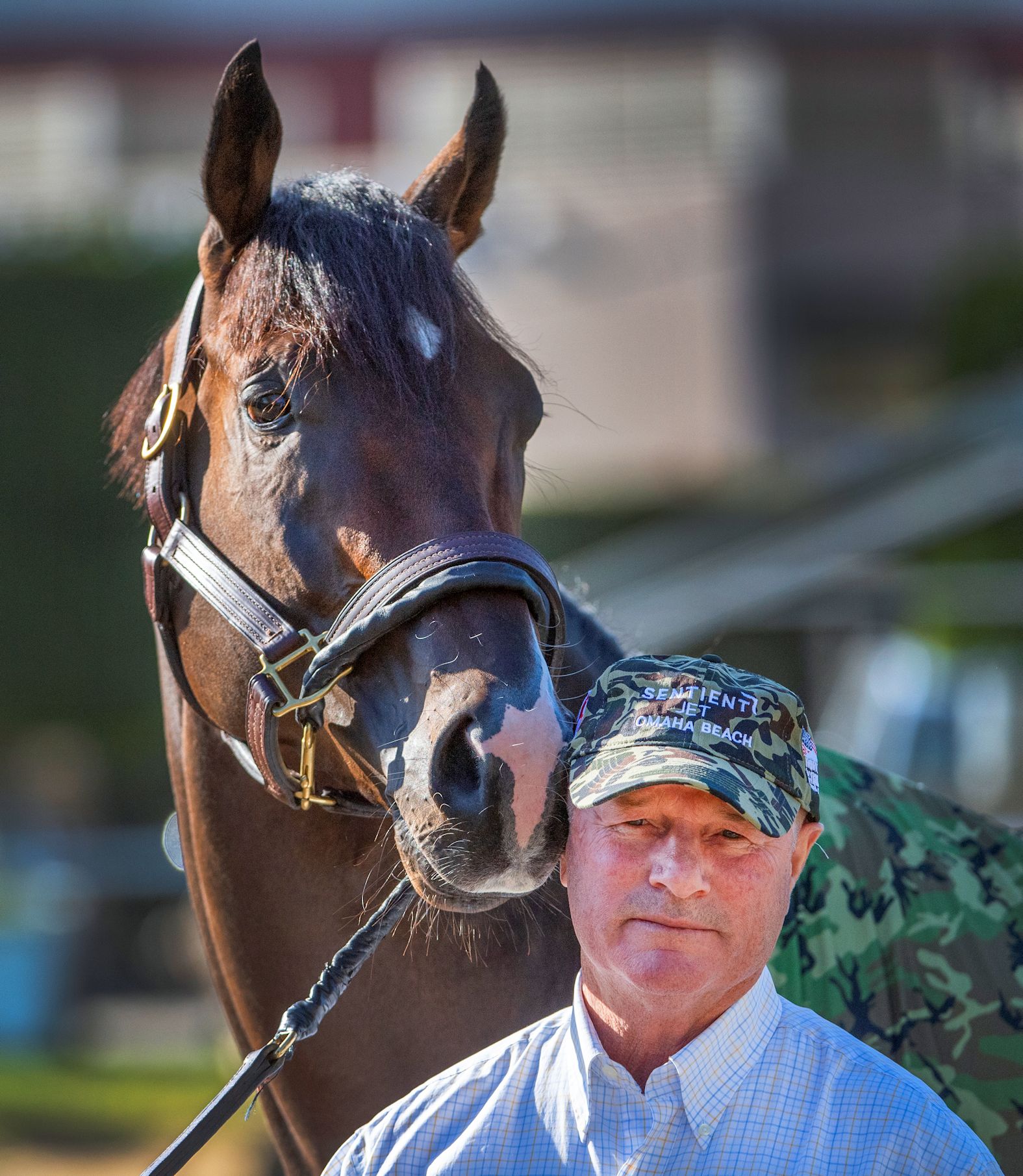 Richard Mandella and Omaha Beach (Skip Dickstein)