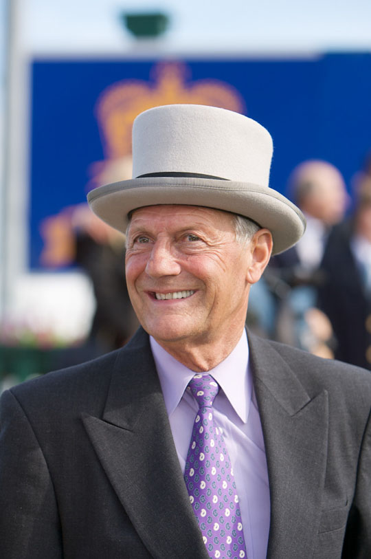 Roger Attfield at Woodbine for the 2008 Queen's Plate (Woodbine Photo)