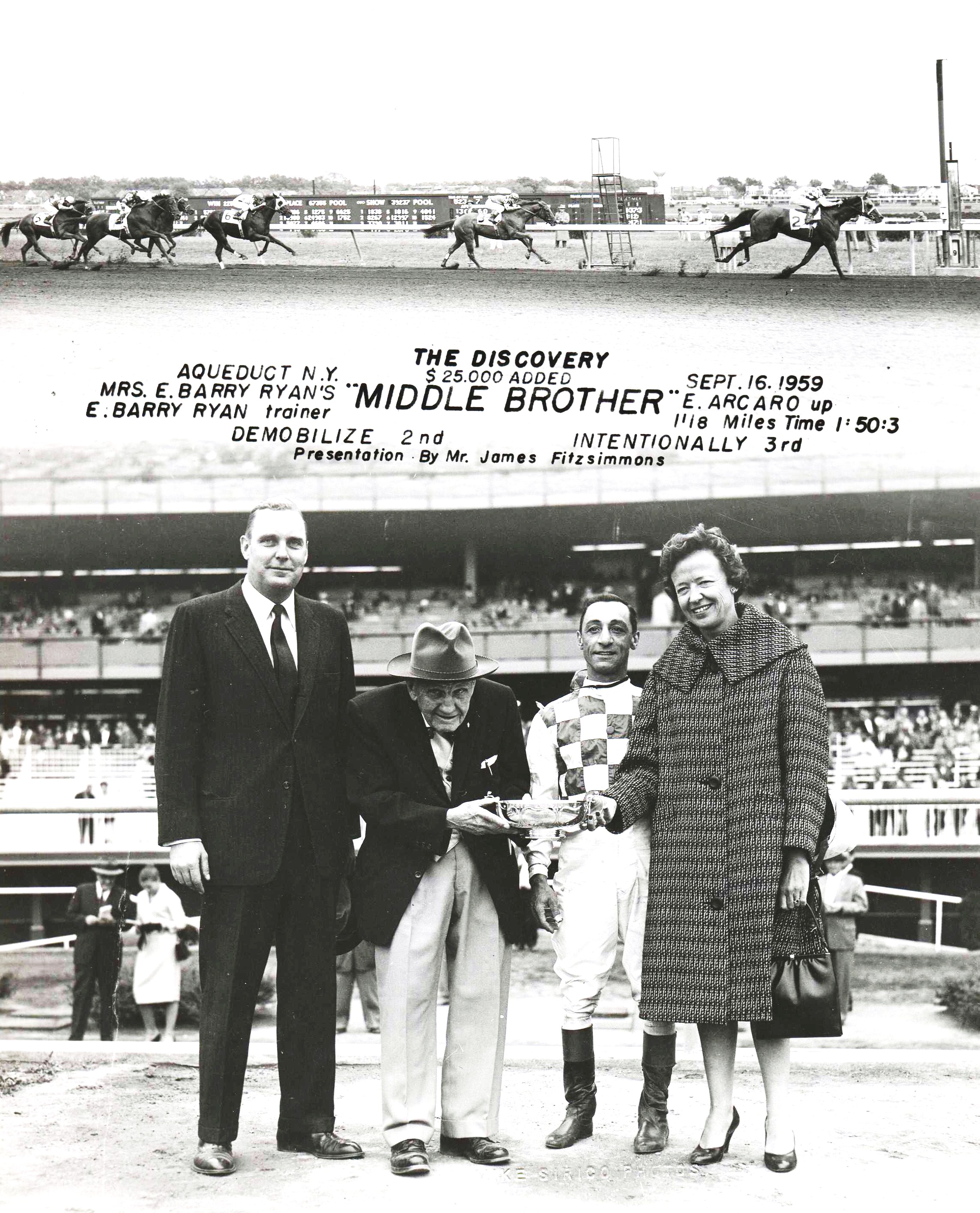 Win composite, 1959 Discovery Stakes (NYRA)