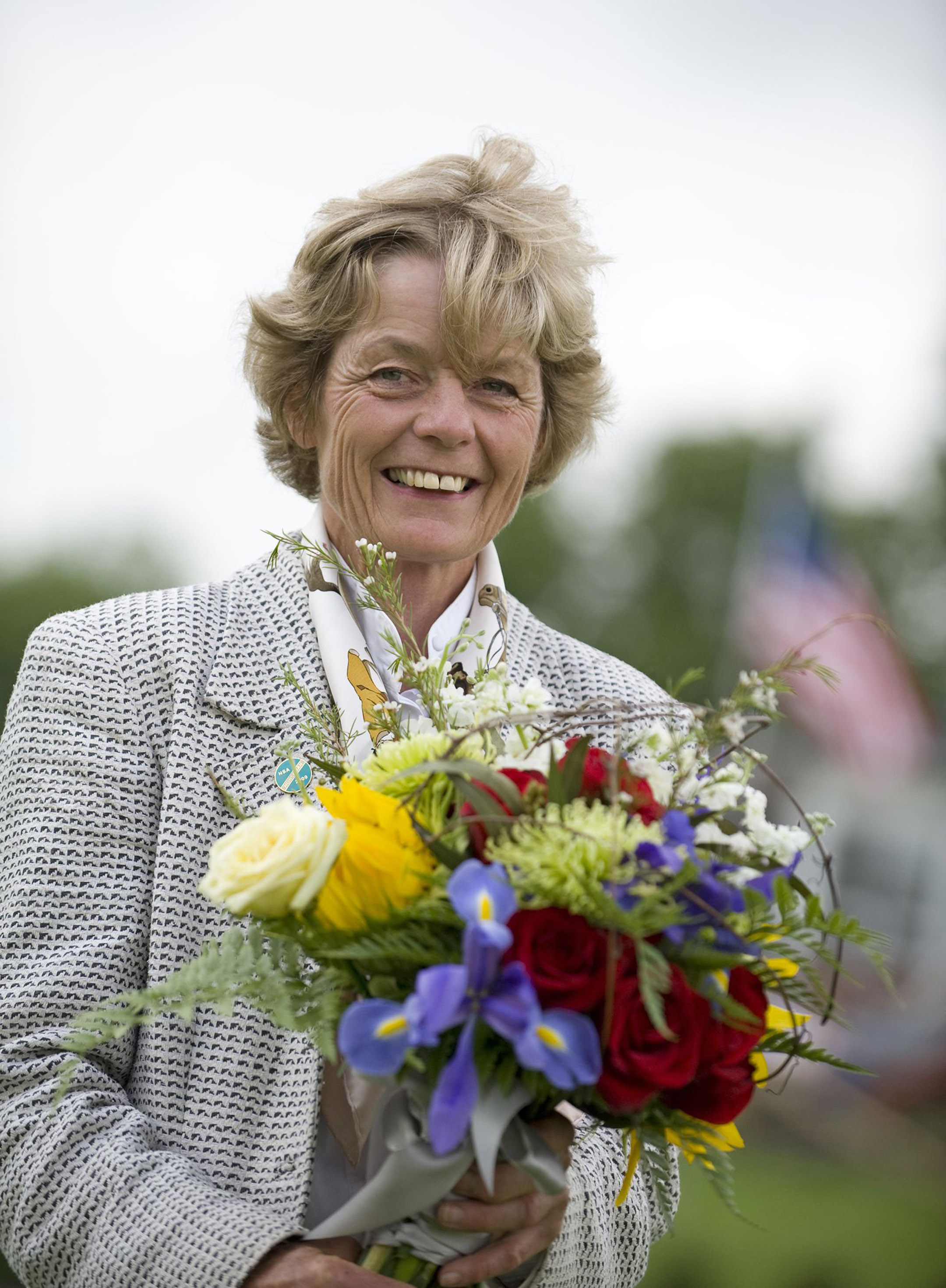 Janet Elliot honored at the Radnor Races (Tod Marks)