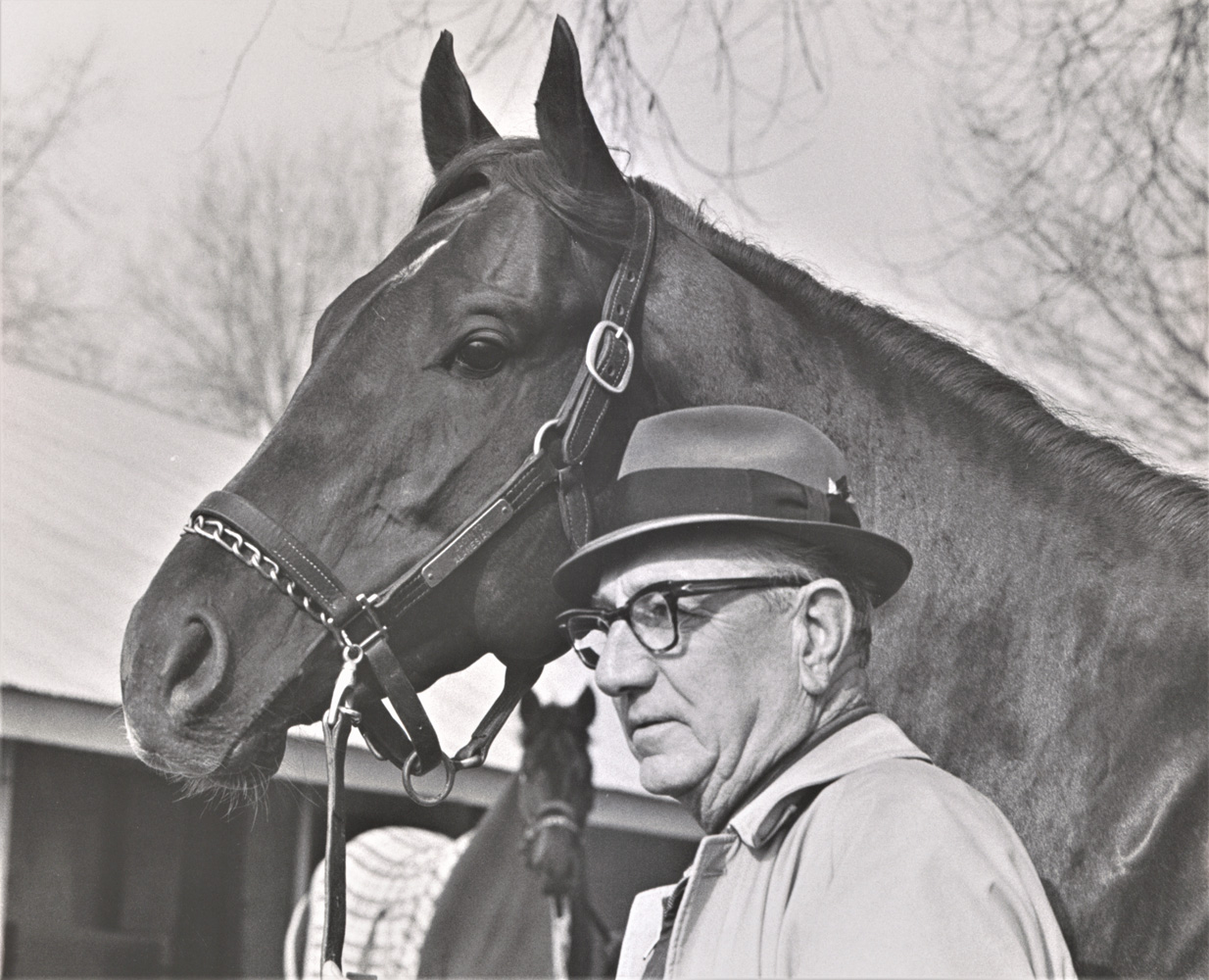 Henry Forrest with Jackal, undated (Keeneland Association)