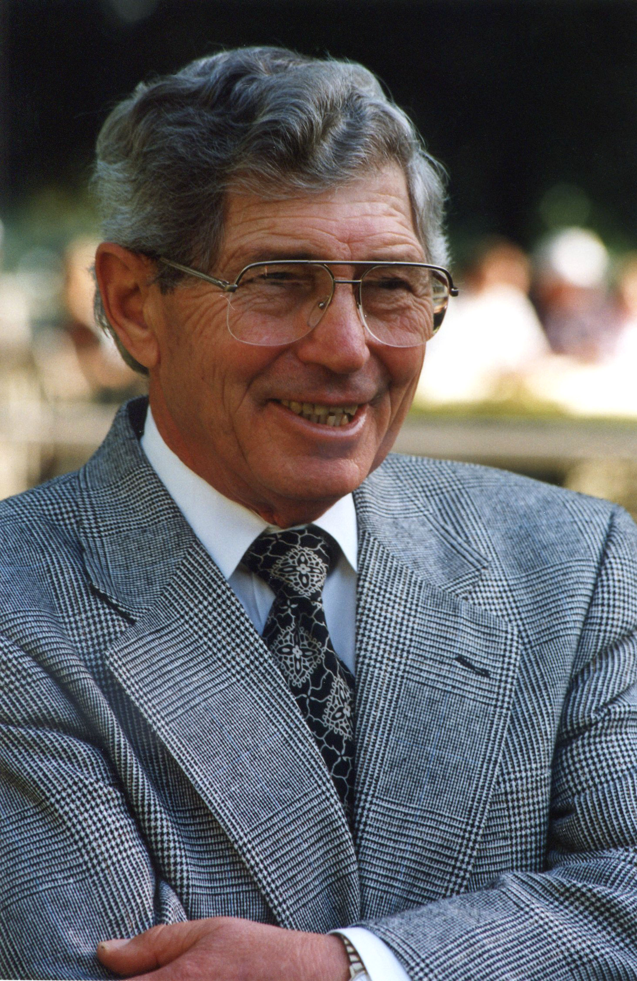 Scotty Schulhofer at Belmont Park, October 1992 (Barbara D. Livingston)